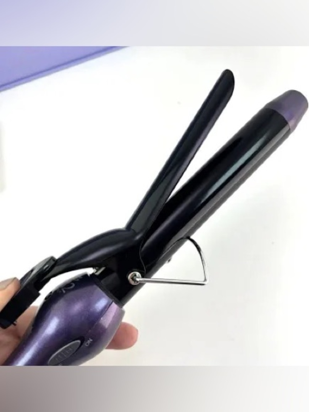 Sutra SB2 TOURMALINE Ceramic 1" Spring Curling Iron Purple Ionic Hot Tools - Picture 3 of 12